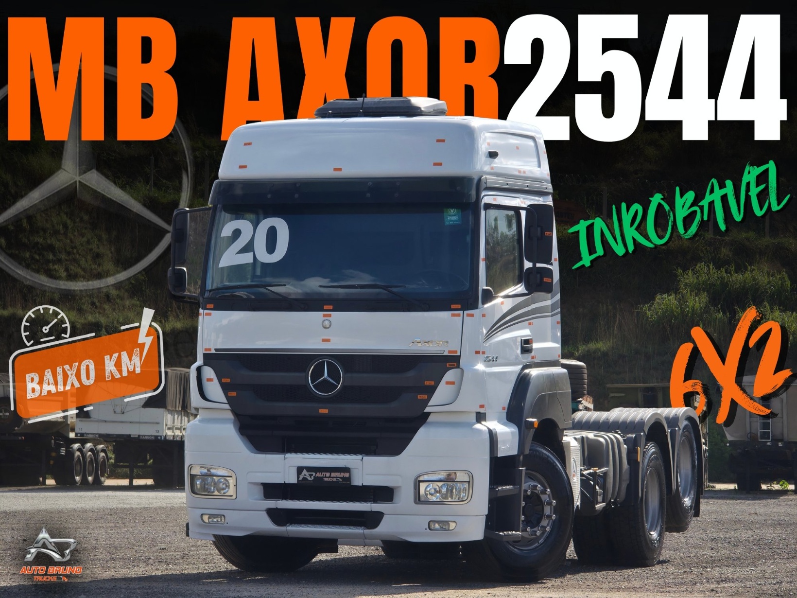 Caminhão Mercedes Benz Axor 2544 ano 2020