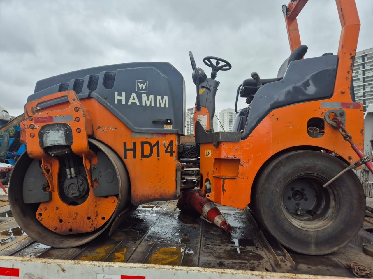 Rolo Compactador Hamm HD 14 VT ano 2014