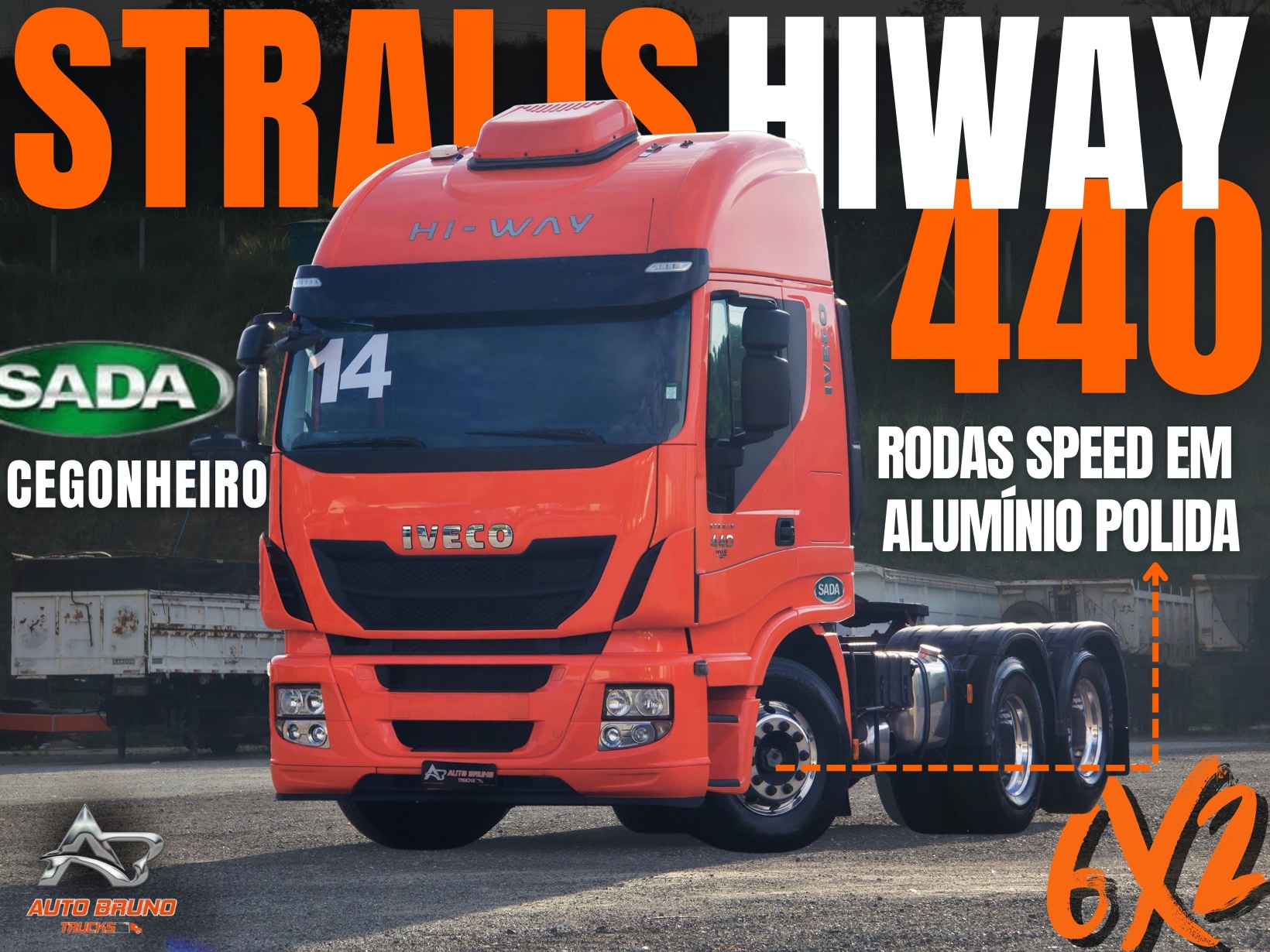 Caminhão Iveco Stralis 440 Hi-Way ano 2014