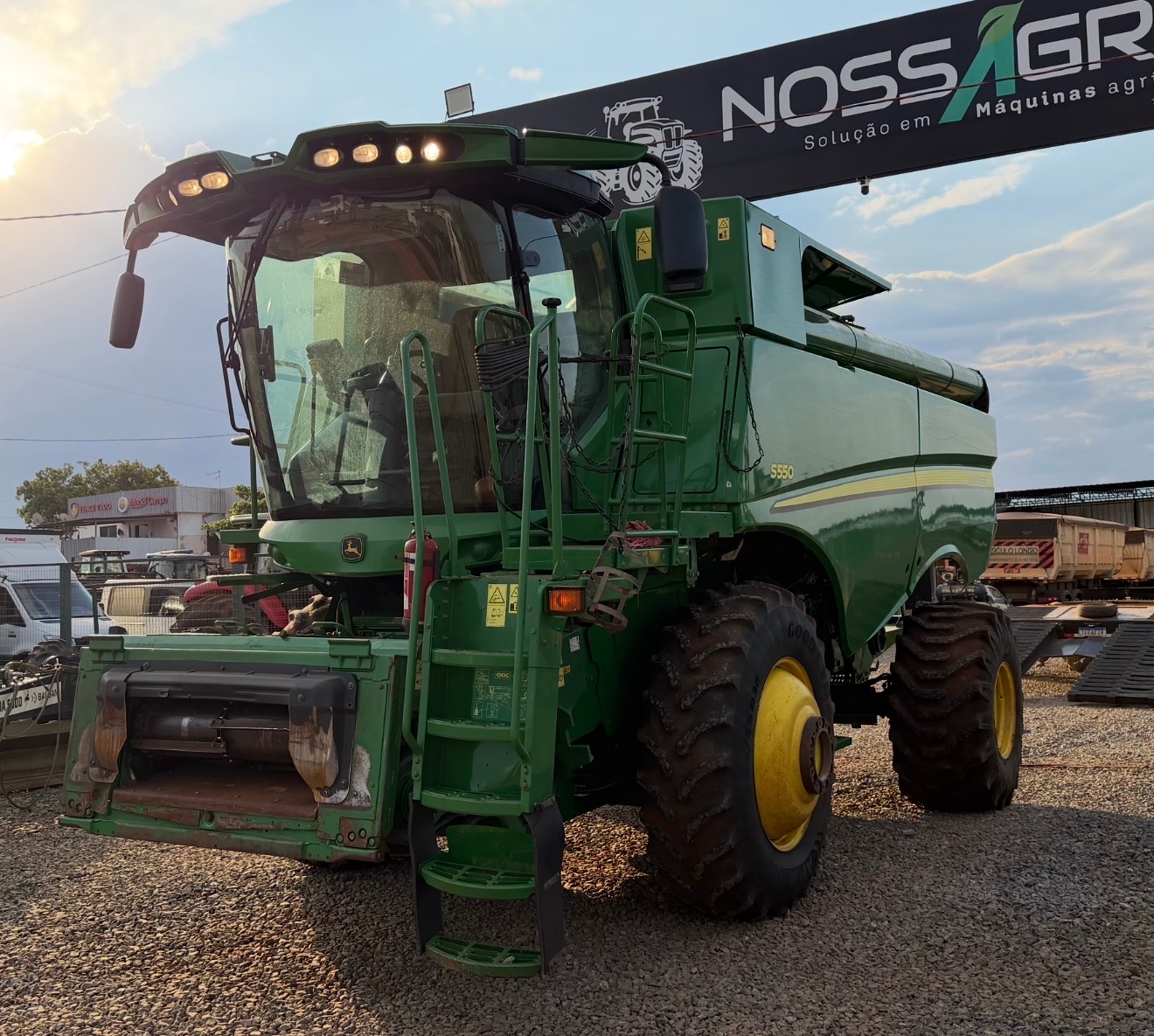 Colheitadeira John Deere S550 ano 2021
