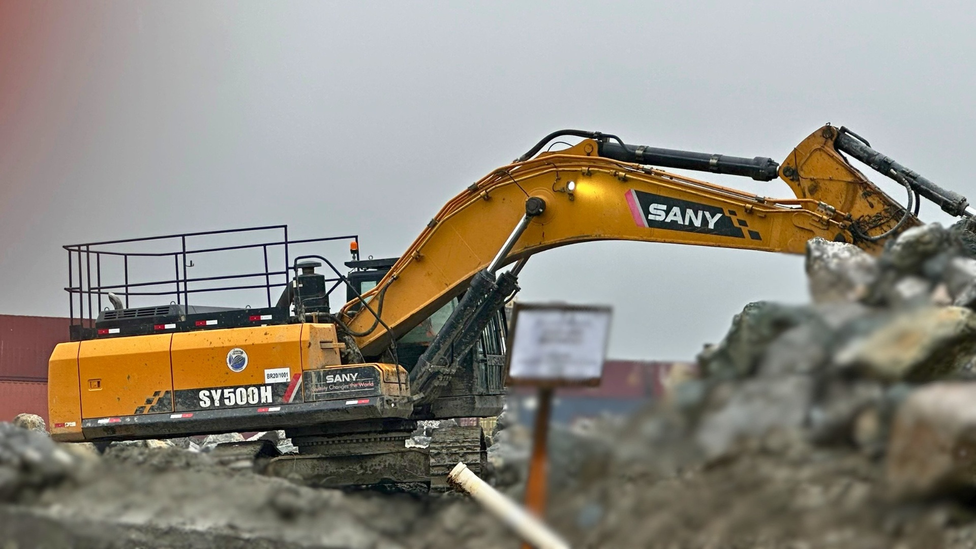 Escavadeira SANY SY500H ano 2023