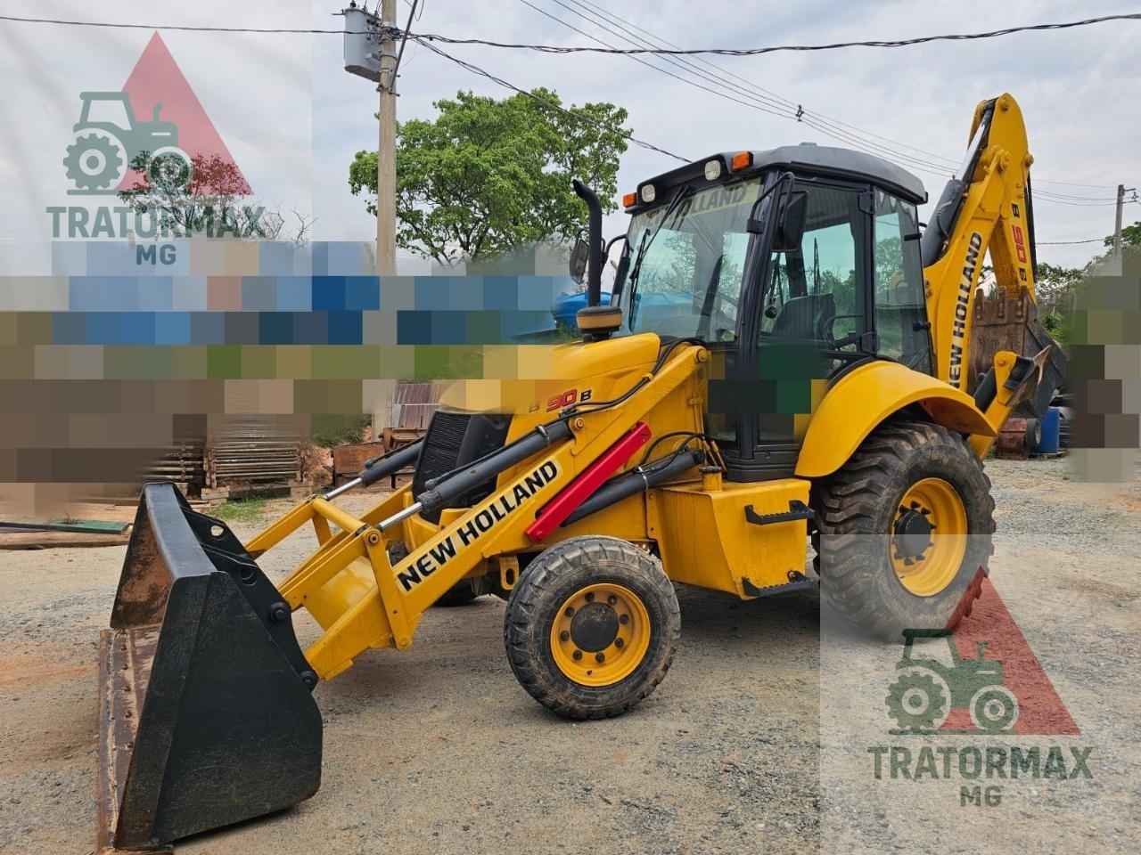 Retroescavadeira New Holland B90B ano 2011