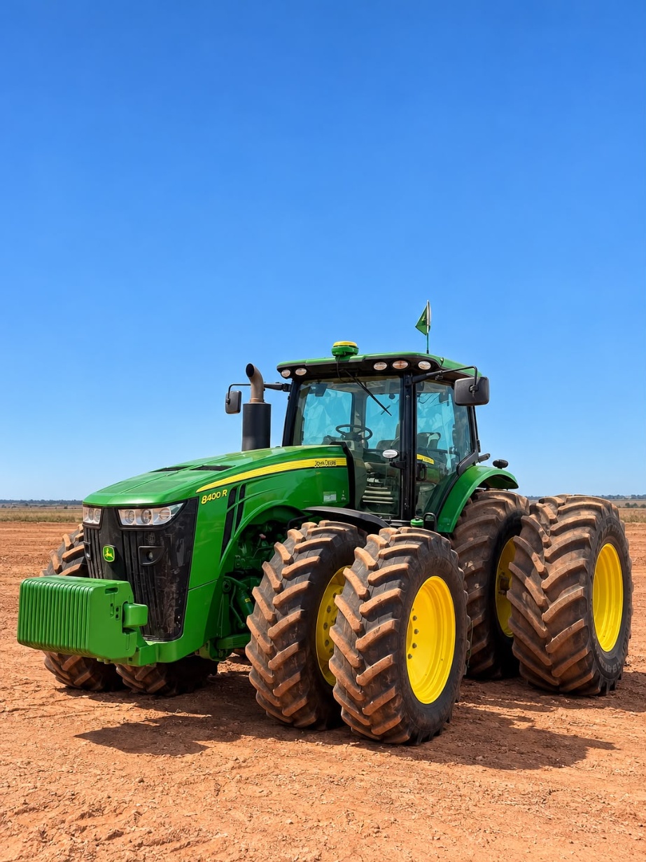 Trator John Deere 8400R ano 2023