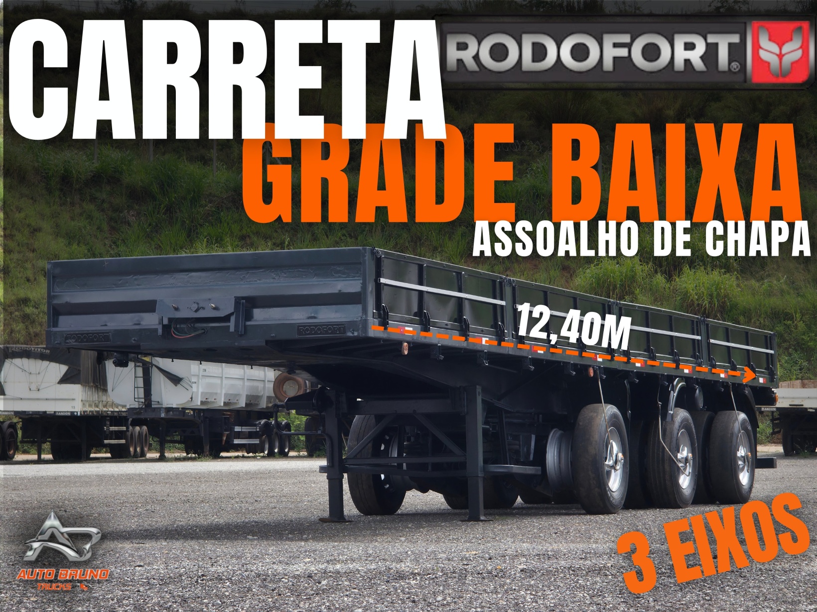 Carroceria Rodofort Vanderleia Grade Baixa ano 2008