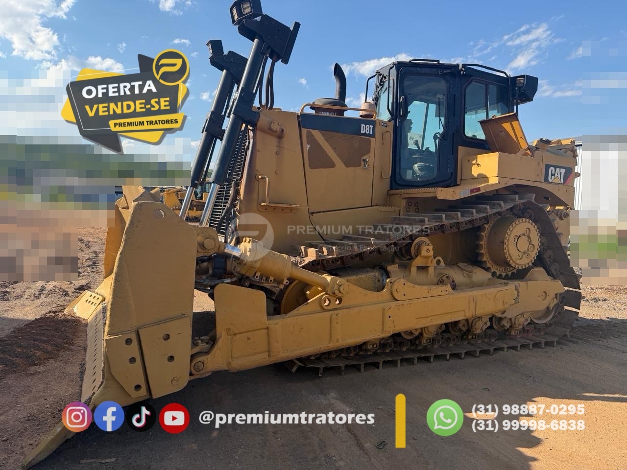 Trator de Esteira Caterpillar D8T ano 2023