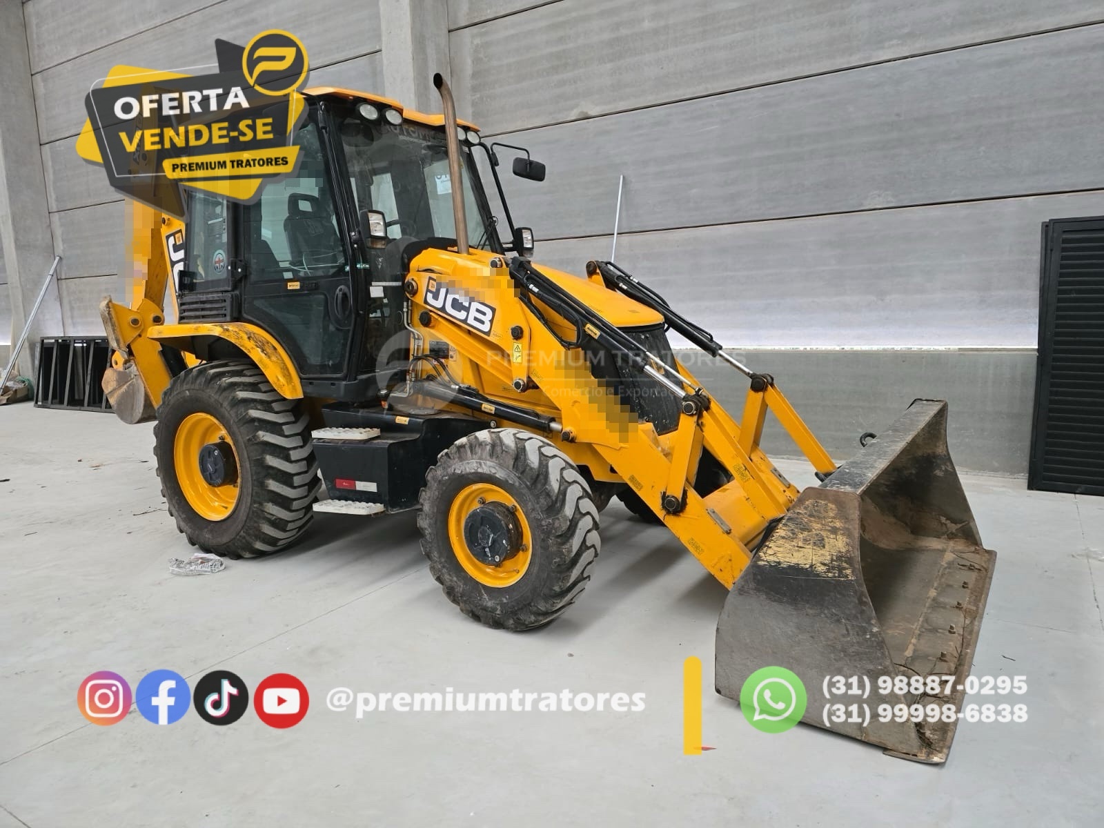 Retroescavadeira JCB 3CX ano 2024